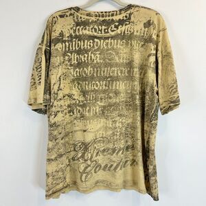 M. Carrillo Xtreme Couture‎ T-Shirt Mens XL Graphic Skull Tee Goth Short Sleeve